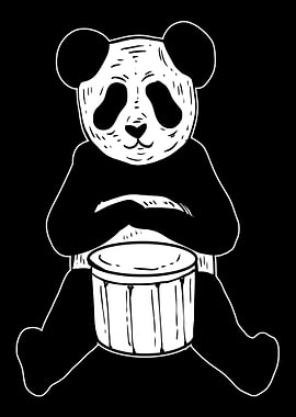 Panda Drummer Entertainer