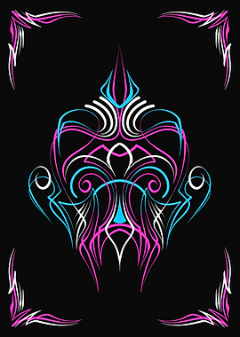 Retro Skull Pinstriping