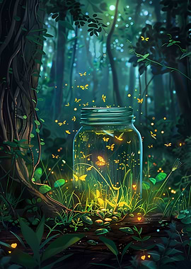 Jar of Butterfly Firefly