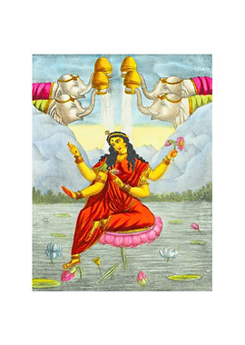 Indian Goddess Kamalatmika