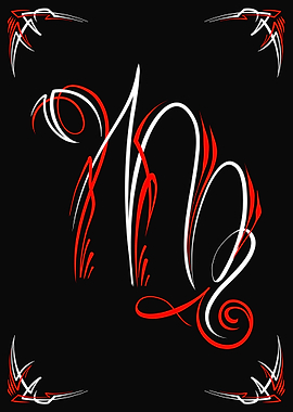 Virgo Floral Pinstriping