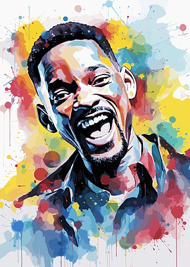 Will Smith Watercolor Art