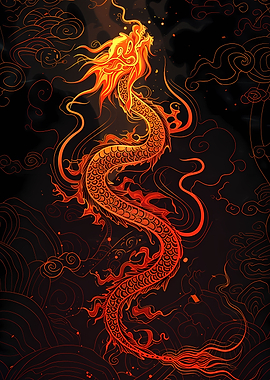 Asian Chinese Dragon Totem