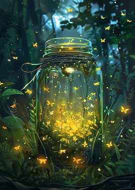 Jar of Butterfly Firefly