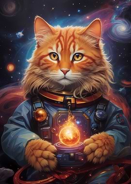 Cat cosmonaut