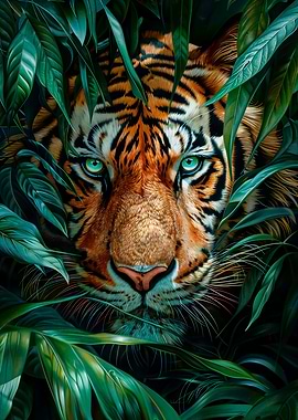 Jungle Bengali Tiger