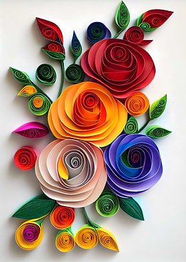Quilled Flower Boquete