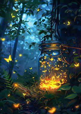 Jar of Butterfly Firefly