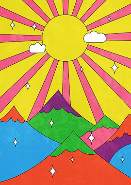 Minimalistic Mountain