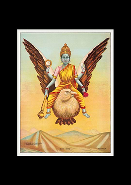 Hindu Goddess Sarasvati