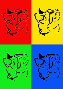 Pop Art Cat