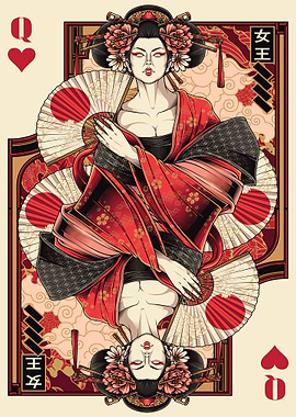 queen of heart card