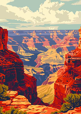 Grand Canyon Scenery Art
