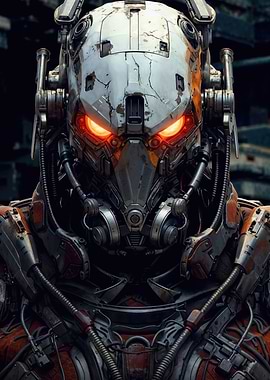 Futuristic Robot Soldier