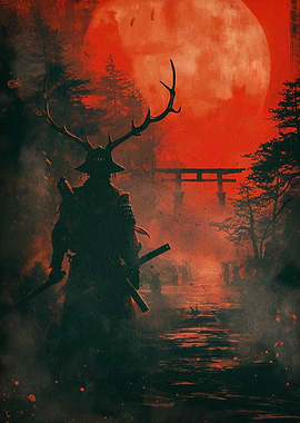 Samurai Landscape Japanese