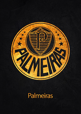 Palmeiras Golden Poster