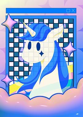 Unicorn Clouds And Stars