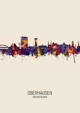 Oberhausen Skyline Germany