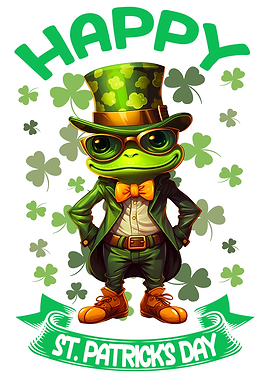 Frog Saint Patricks Day