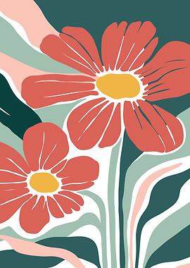 Colorful Spring flowers