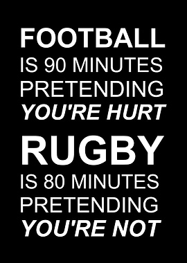 rugby football compare