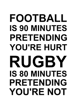 rugby football compare