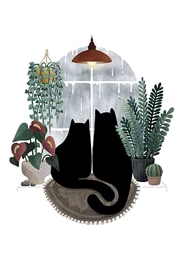 Rainy Day Cats