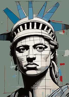 Liberty Roman Style Poster