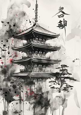 Landscape Asian Pagoda