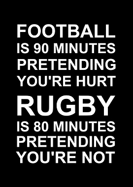 rugby football compare