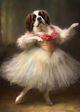 Saint Bernard Ballerina