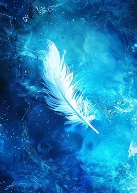 Feather in the Ocean