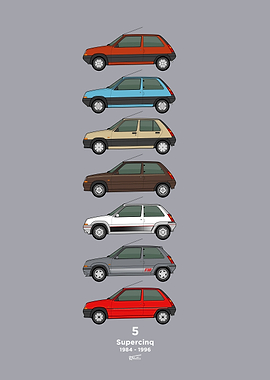 Supercinq classic cars