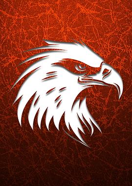 Eagle Head White Textured