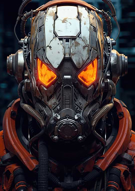 Futuristic Robot Soldier