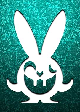 Cute Rabbit Smile Texture