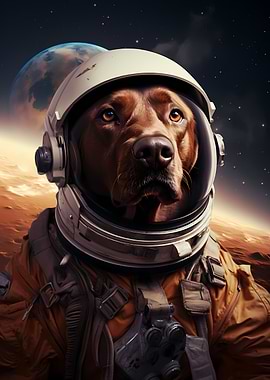 Labrador in Space