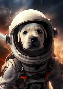 Labrador in Space