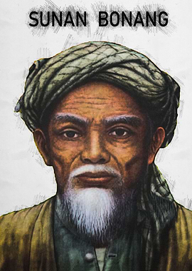 Nine guardian figures