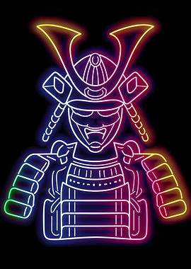 Samurai Light Neon Japan