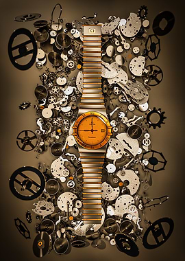 Omega Watch 1986 Dark