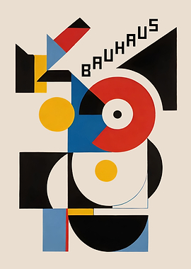 Bauhaus Shapes Wall Art