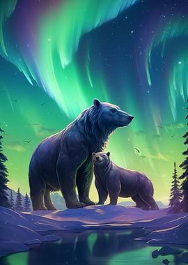 Bear and Cub Northern