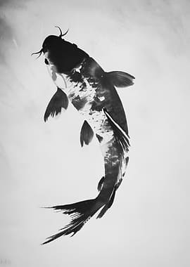 Ying Yang Koi Fish