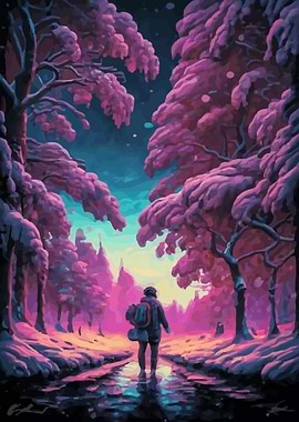 Floral Cherry Elegance