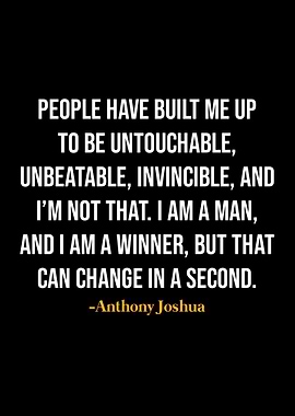 Anthony Joshua Quotes