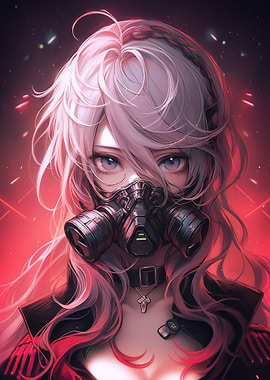 Anime Gas Mask Soldier