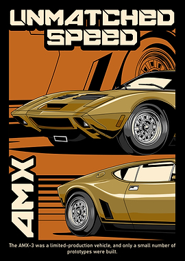 AMX 3 Retro Sport Car