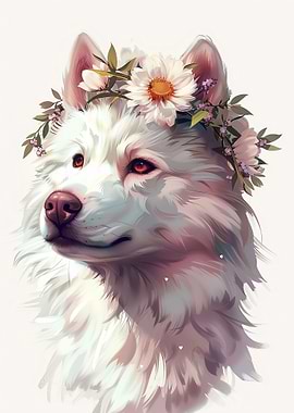 Husky Flower