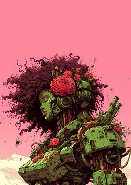 Afro Mecha Warrior 5